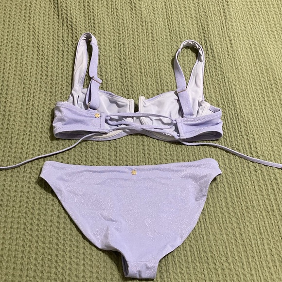 Victoria’s Secret Lilac Shimmer Bikini 34D/S - Picture 2 of 6